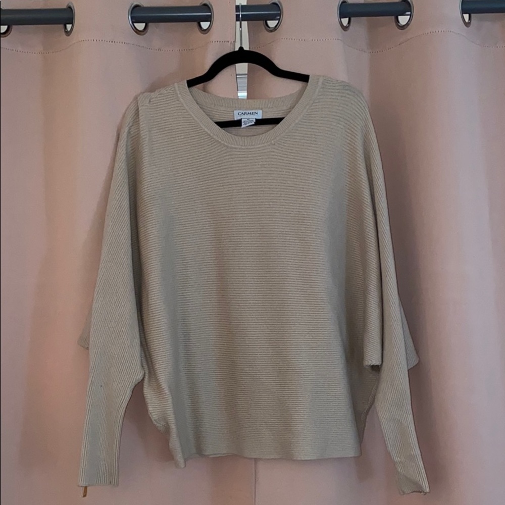 Bat wing sweater